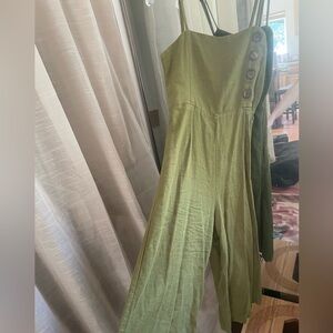 Olive green jumpsuit